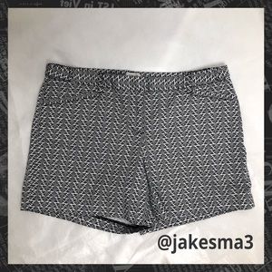 laundry by shelli segal black & white print shorts